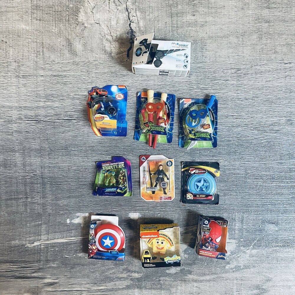 Zuru Surprise 10 Mini Brands Mixed Lot Sponge Bob ,TMNT, Avengers And Miposaur